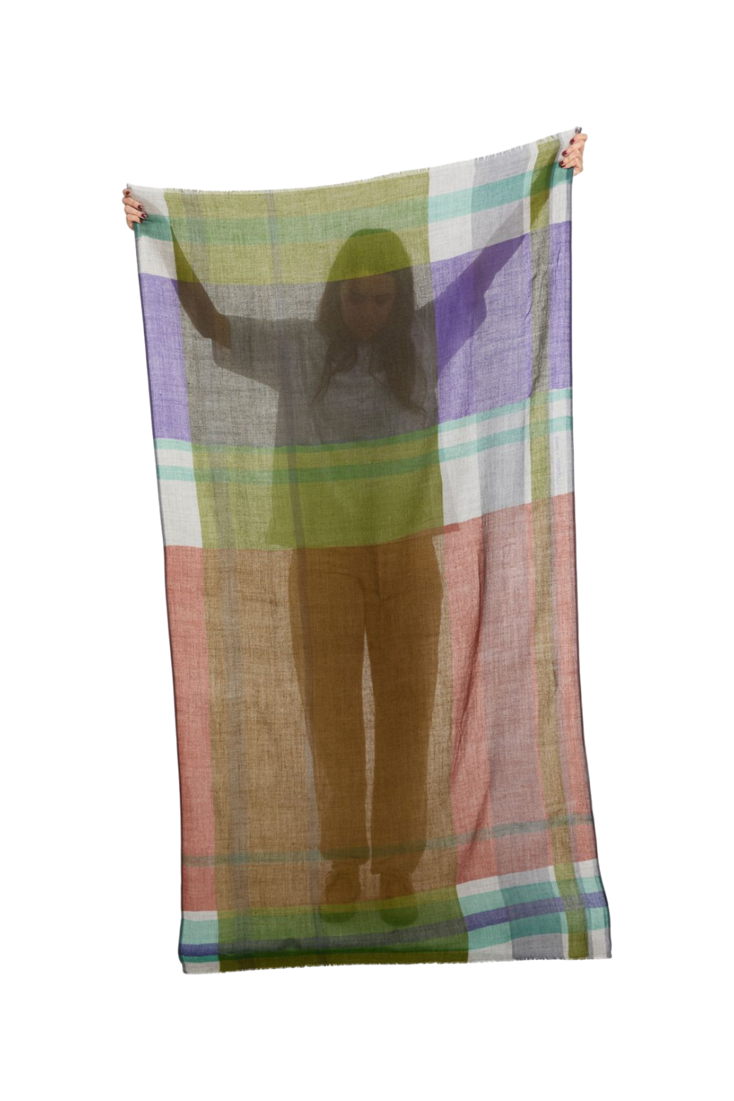 Scarf Brown Green Divine