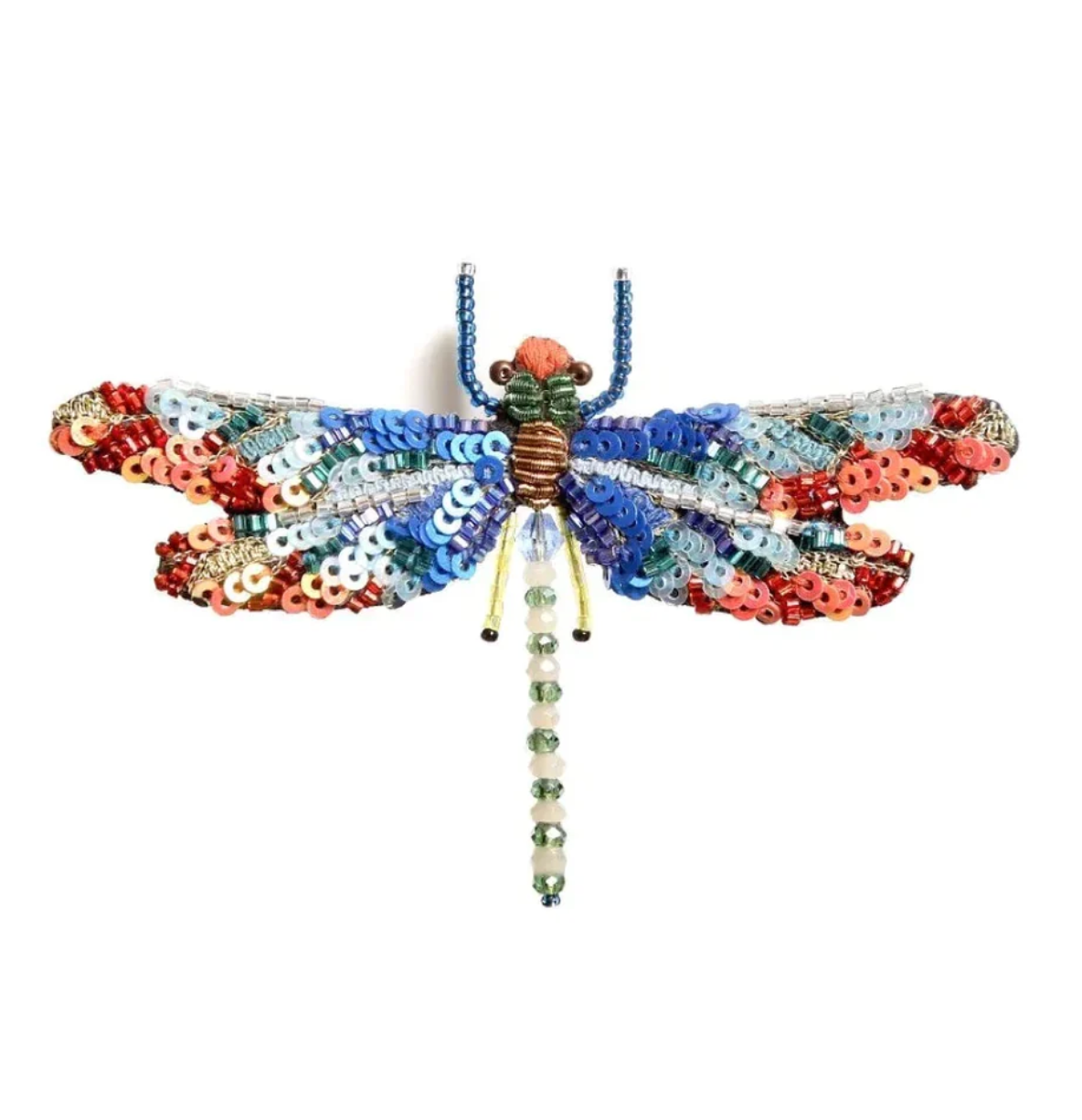 Brooch Sunrise Dragonfly