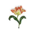 Brooch Red Parrot Tulip