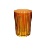 Prism Amber Highball Glasses Set 4