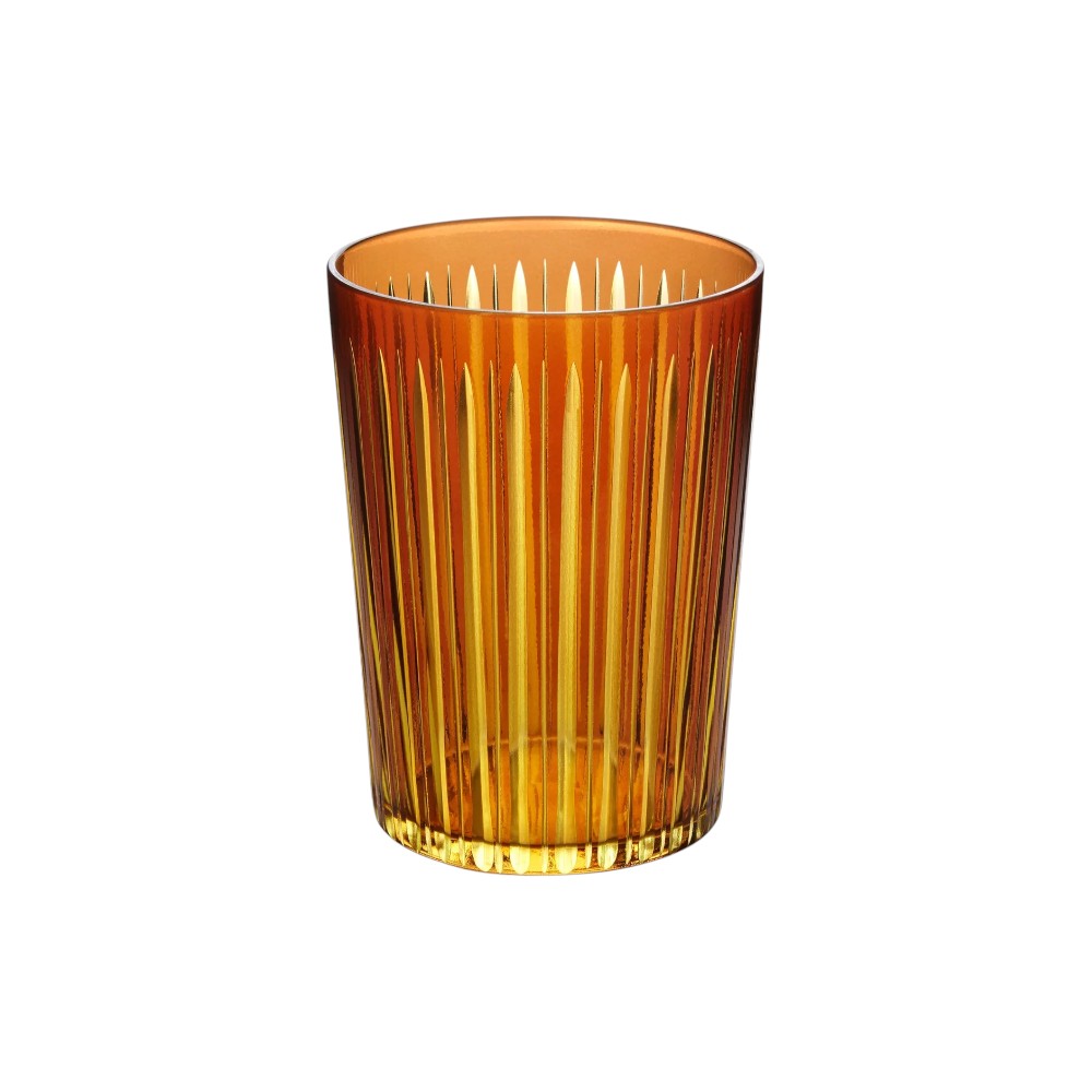 Prism Amber Highball Glasses Set 4
