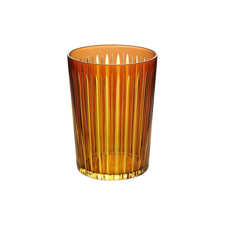 Prism Amber Highball Glasses Set 4