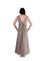 Laurel Chocolate Gingham Dress