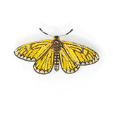 Brooch Yellow Butterfly
