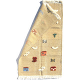 Village Scene Kilim Rug