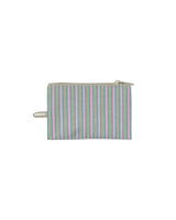 Flat Pouch Stripes in Purple Stripe