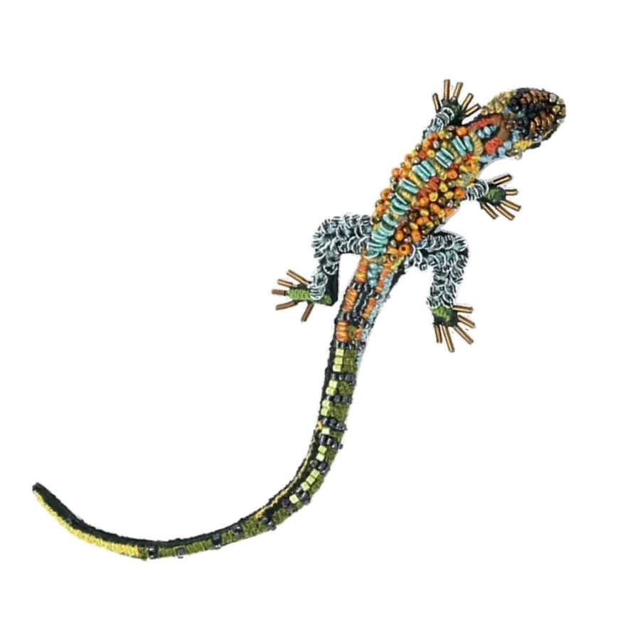 Brooch Gecko