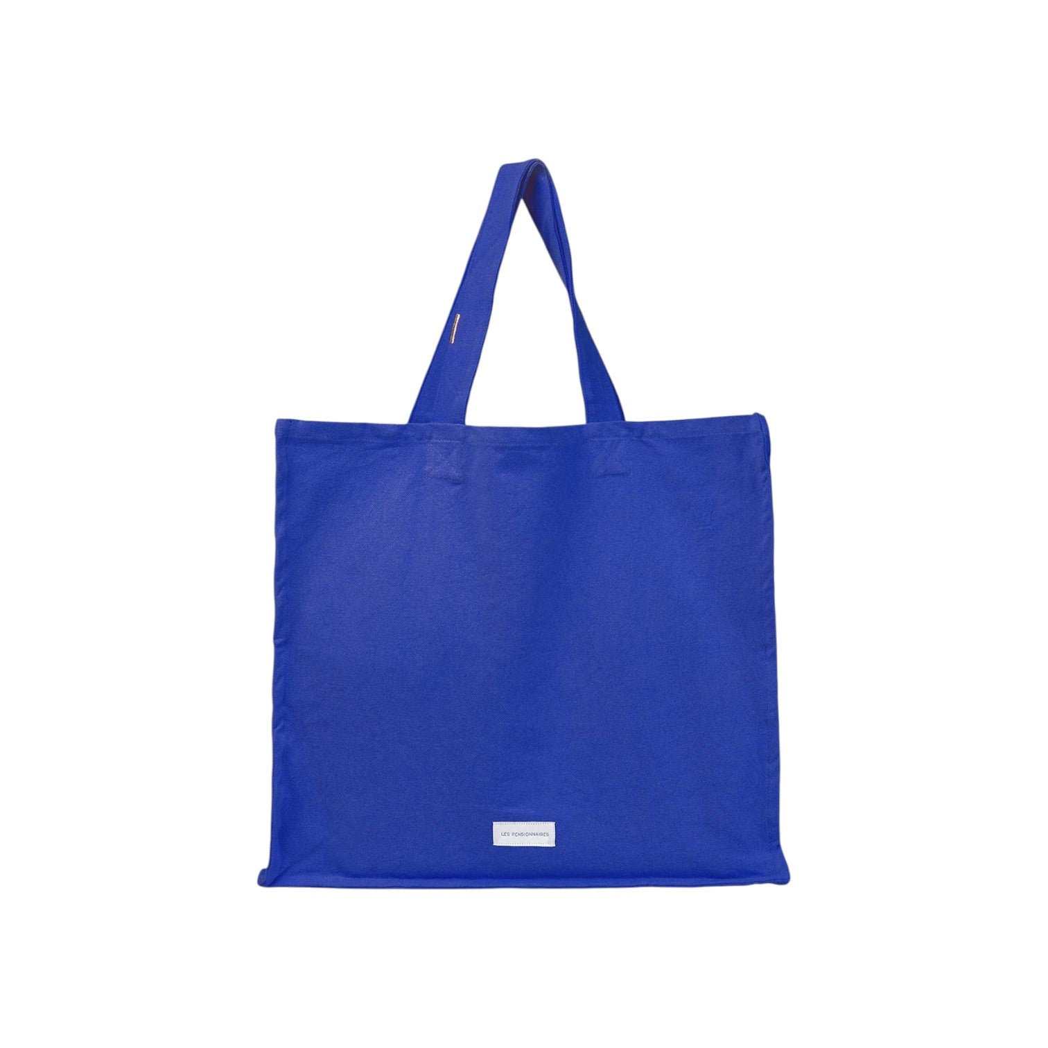 Ultramarine Blue Canvas Zipped Tote