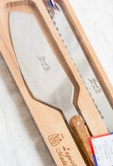 Laguiole Cake Set Olivewood