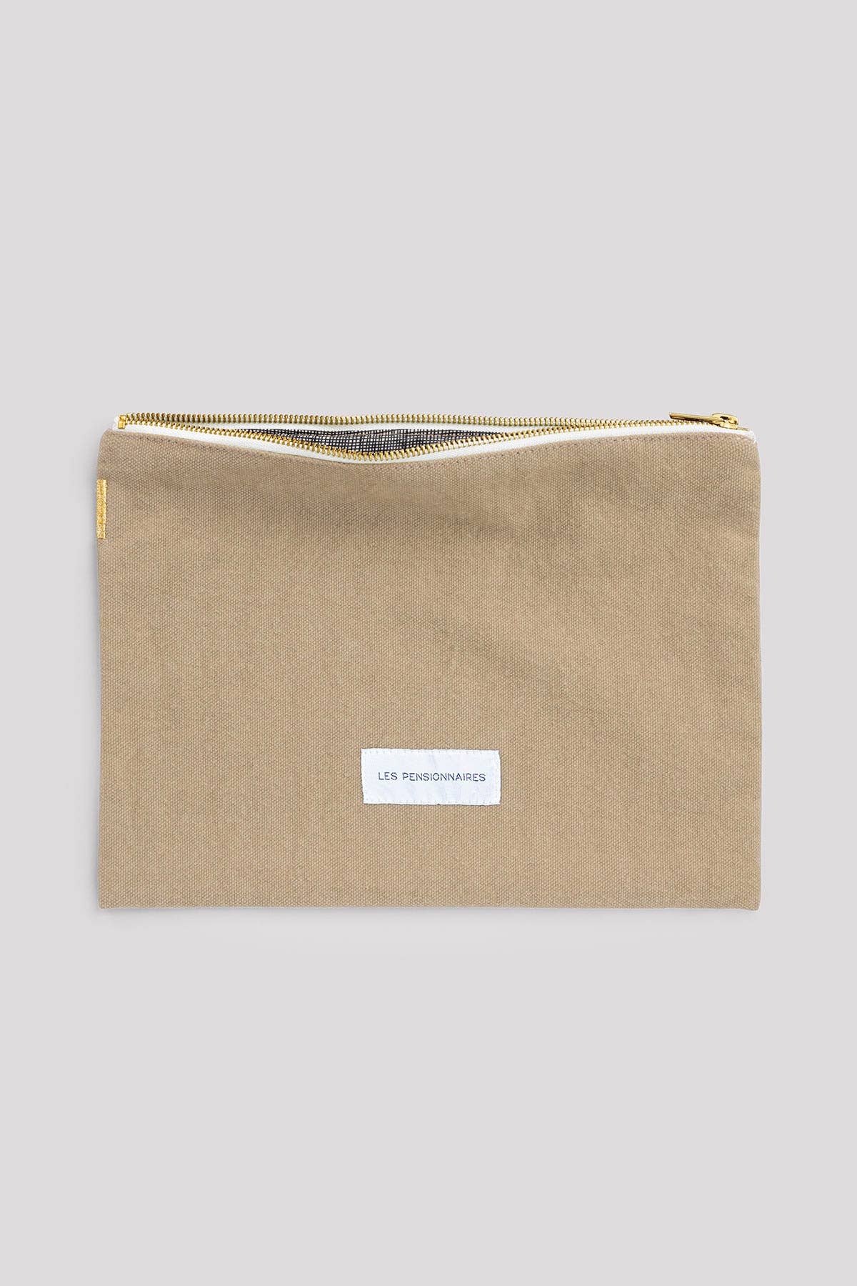 Sand Beige Large Pouch