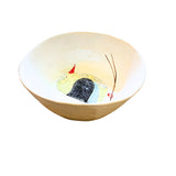 Bowl Large Bird White