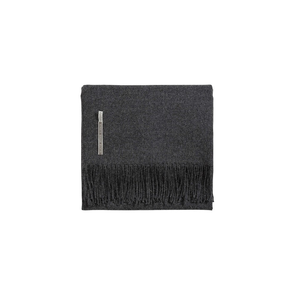 Alpaca Throw Smokey Heather