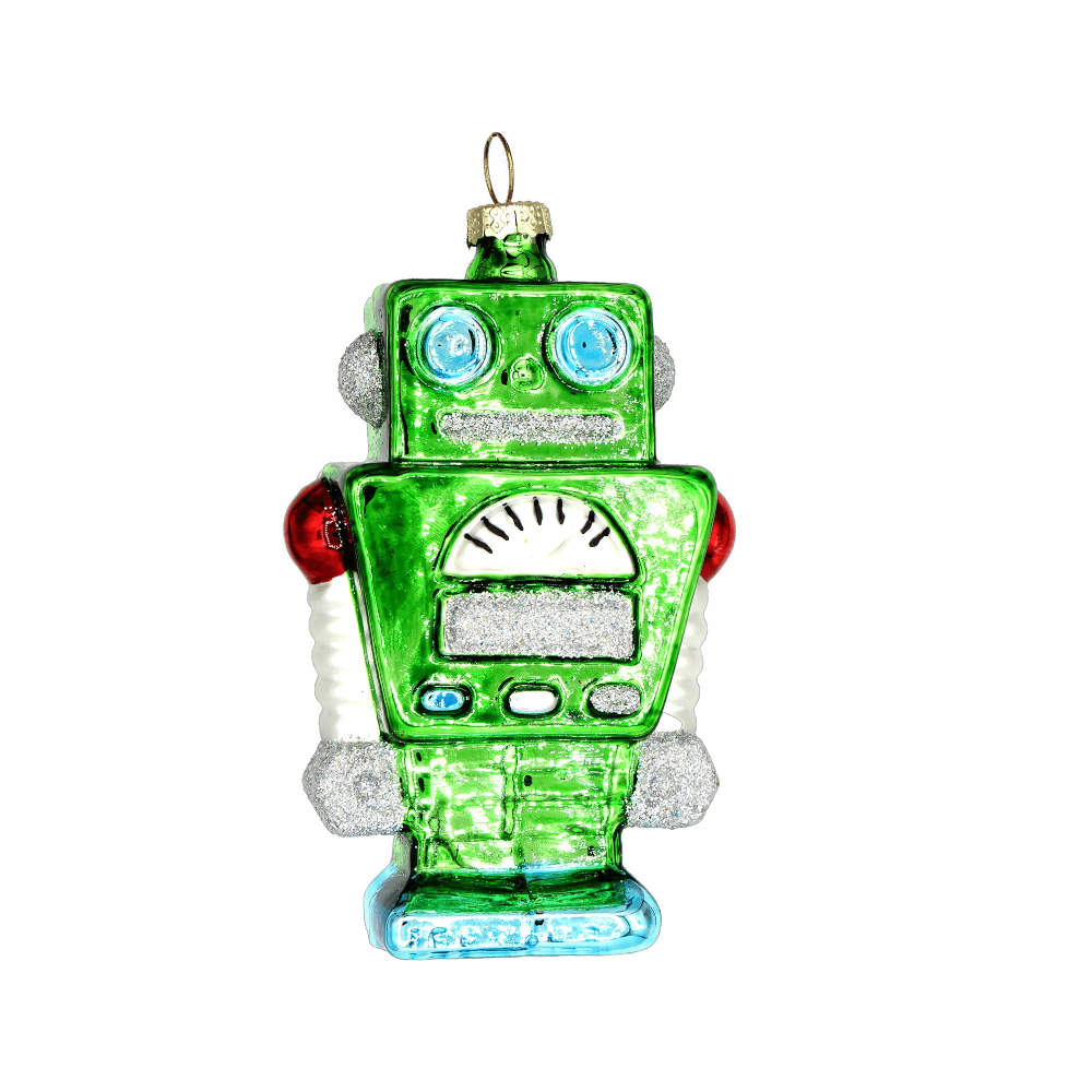 Green Robot Ornament