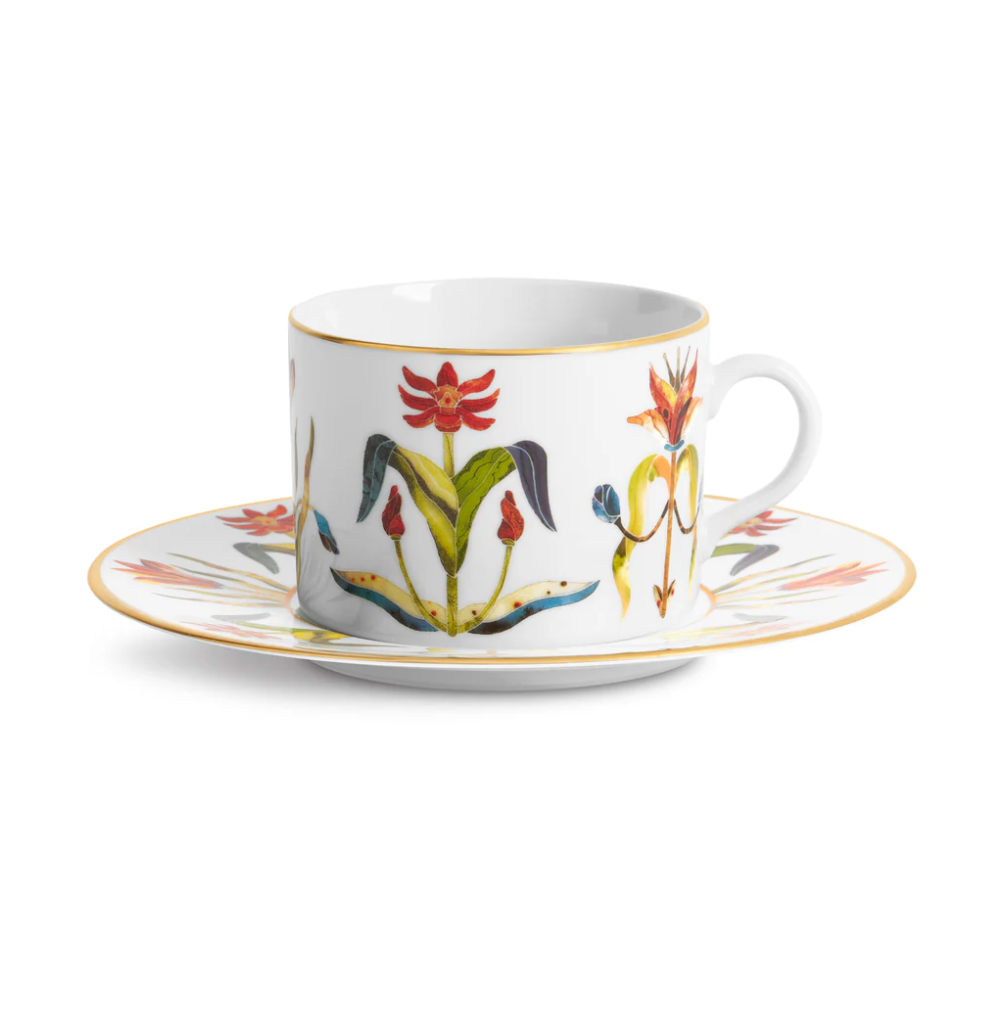 Grand Tour Tea Cup & Saucer Set of 2