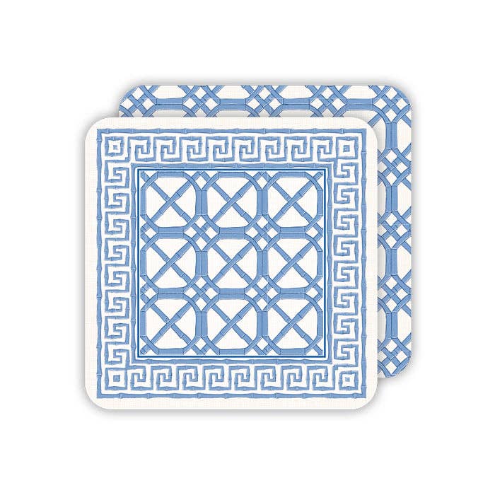 Sue Sartor Blue Caning Coasters