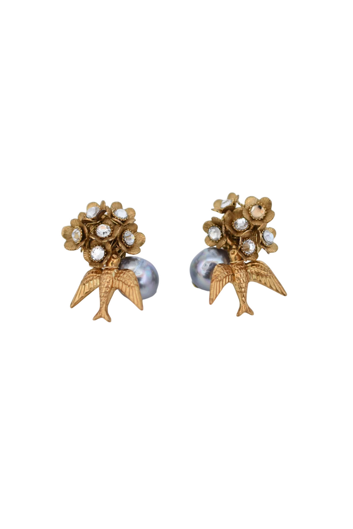 Monshiro Hanabiwa ToTori Petite Earrings
