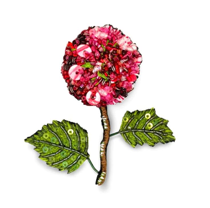 Brooch French Hydrangea