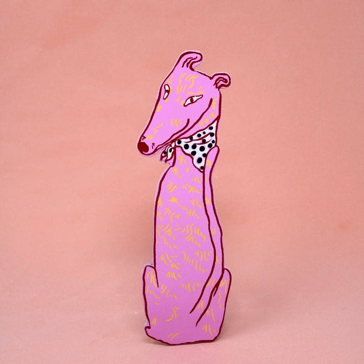 Dog Tails Bookmark Hot Pink