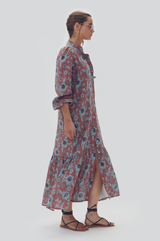 Linen Matilde Print Dress