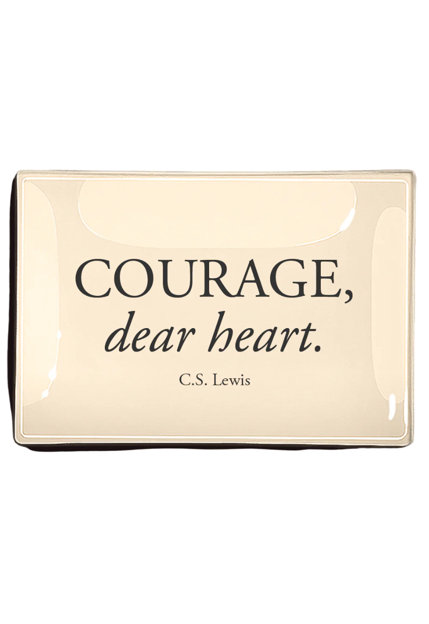 Decoupage Tray Courage Large
