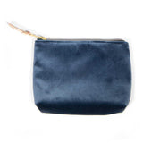 Velvet Jewel Pouch Wedgewood Blue