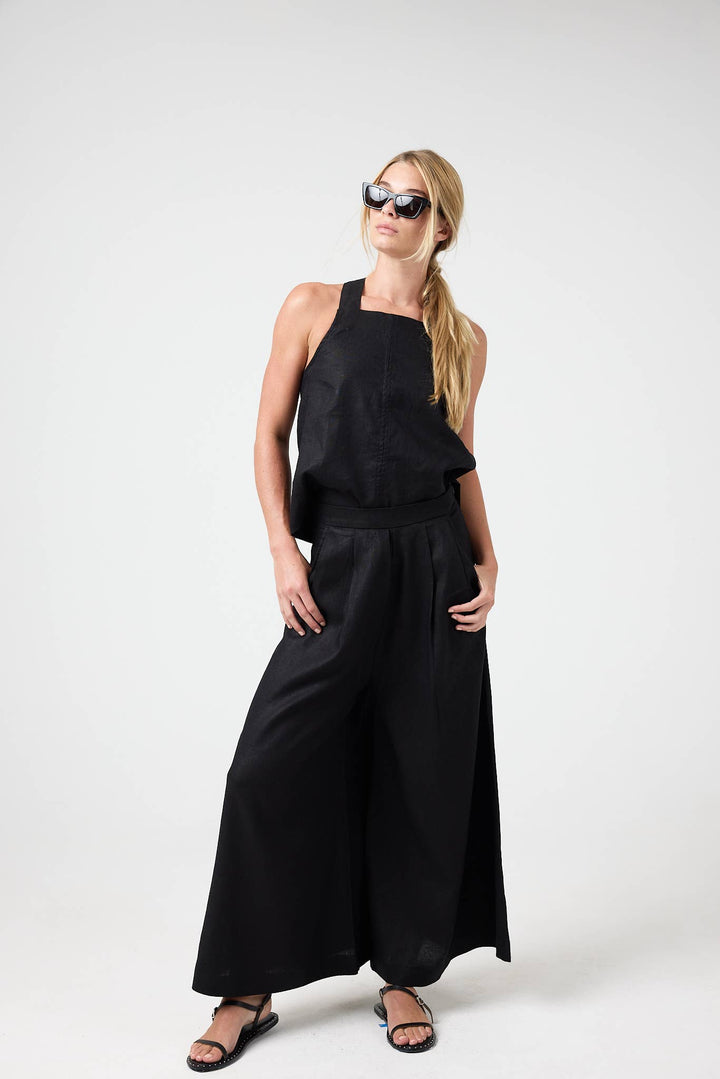 Linen Pants Sabi Black