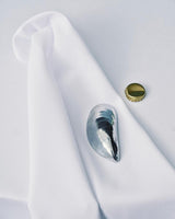 Bottle Opener Steel Grey Mollusk