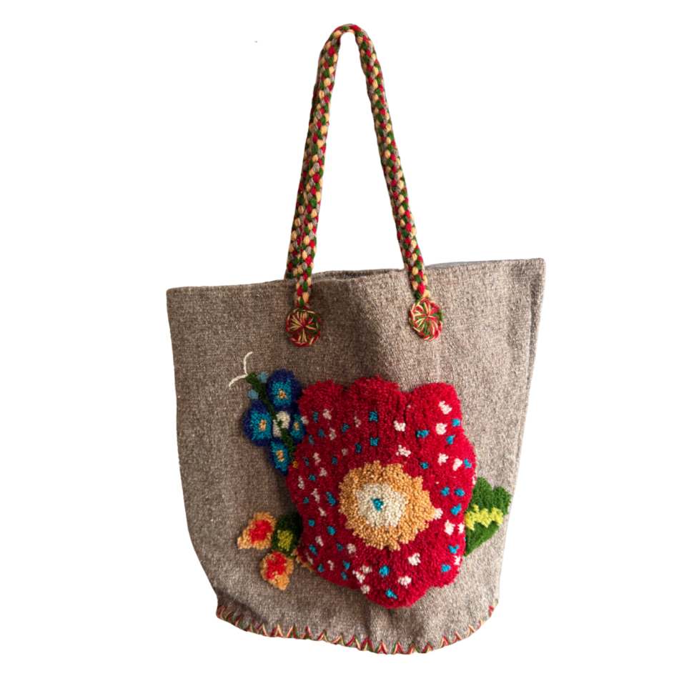 Flower Gris Bag