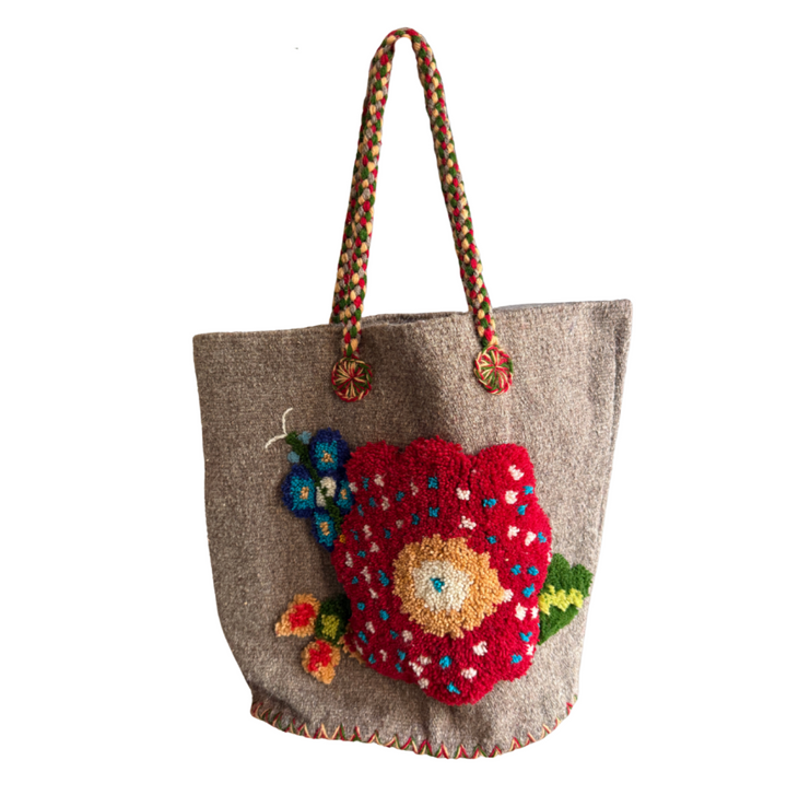 Flower Gris Bag