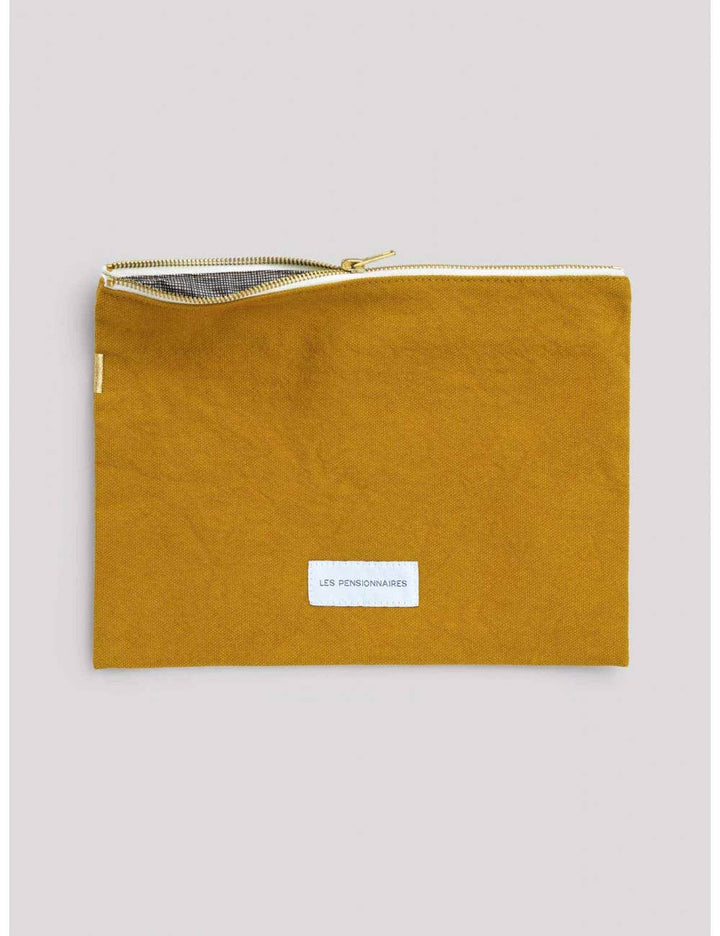 Saffron Yellow Large Pouch