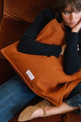 Canvas Tote in Caramel Brown