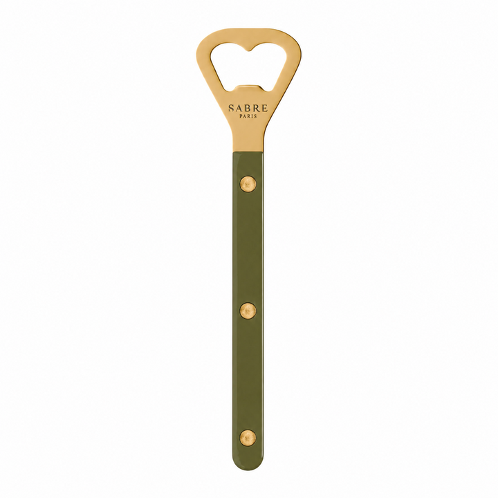 Bistro Bottle Opener Gold in Red