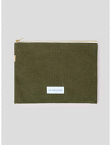 Large Pouch in Capre Green