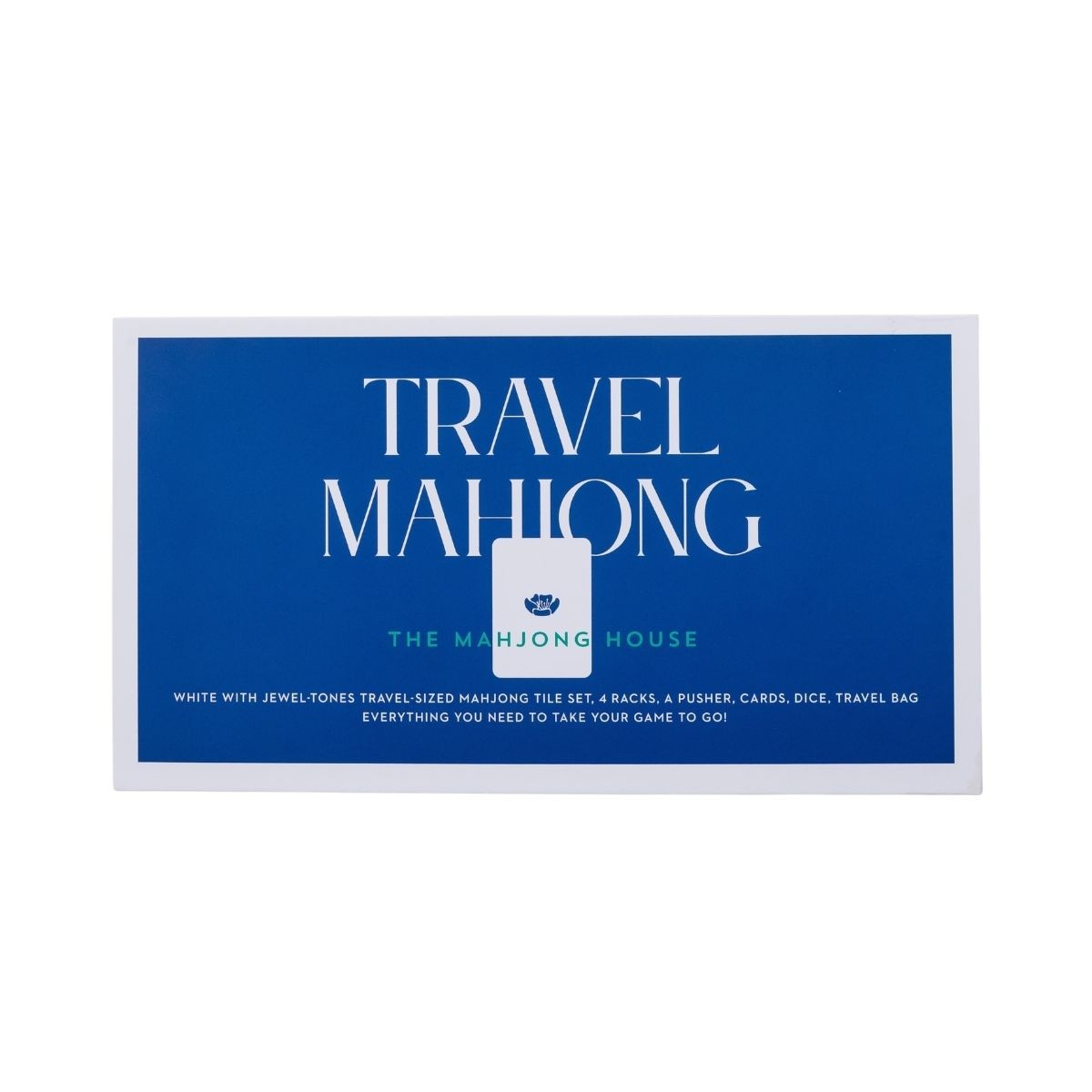 Travel Mahjong Set White