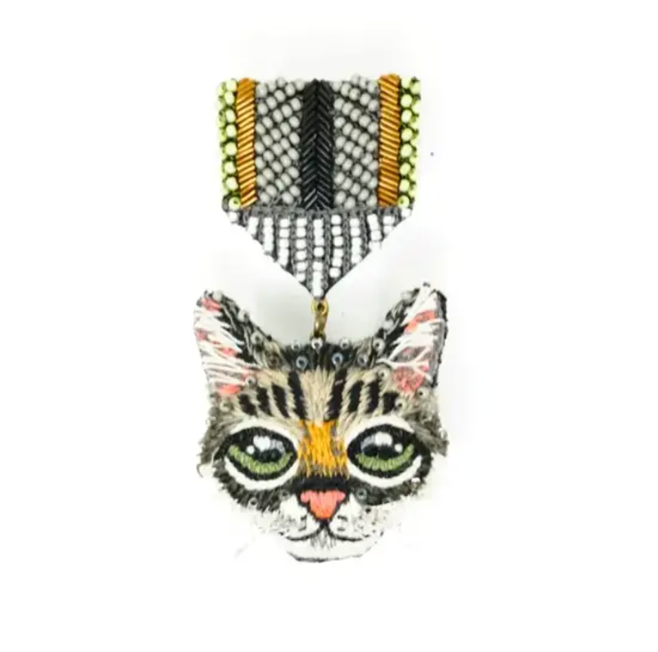 Brooch Cat Honor Medal