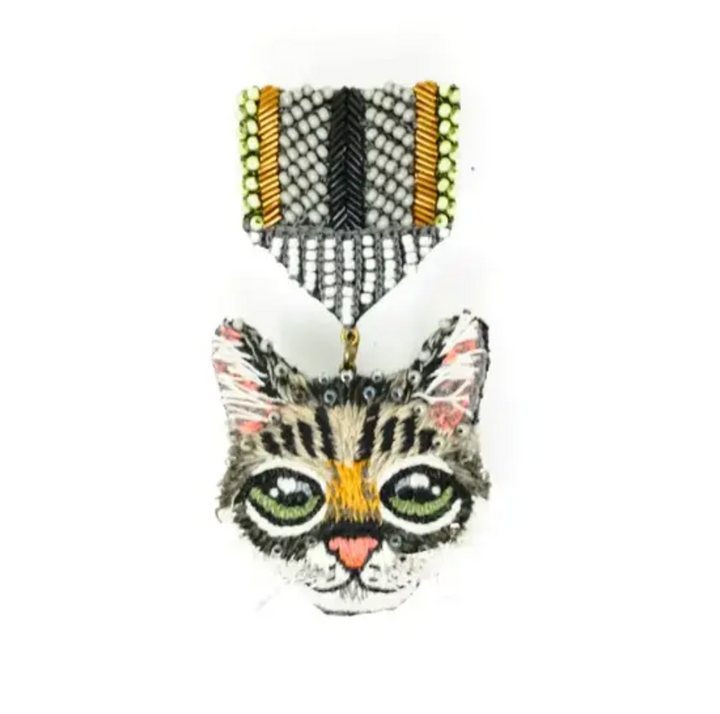 Brooch Cat Honor Medal