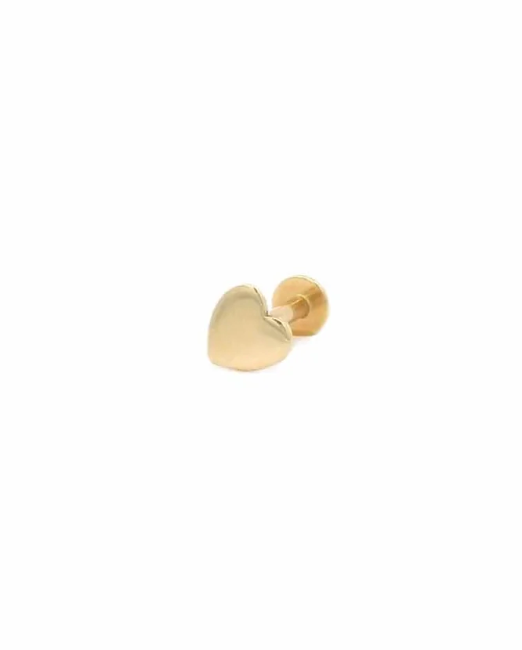 Flat Back Stud Heart