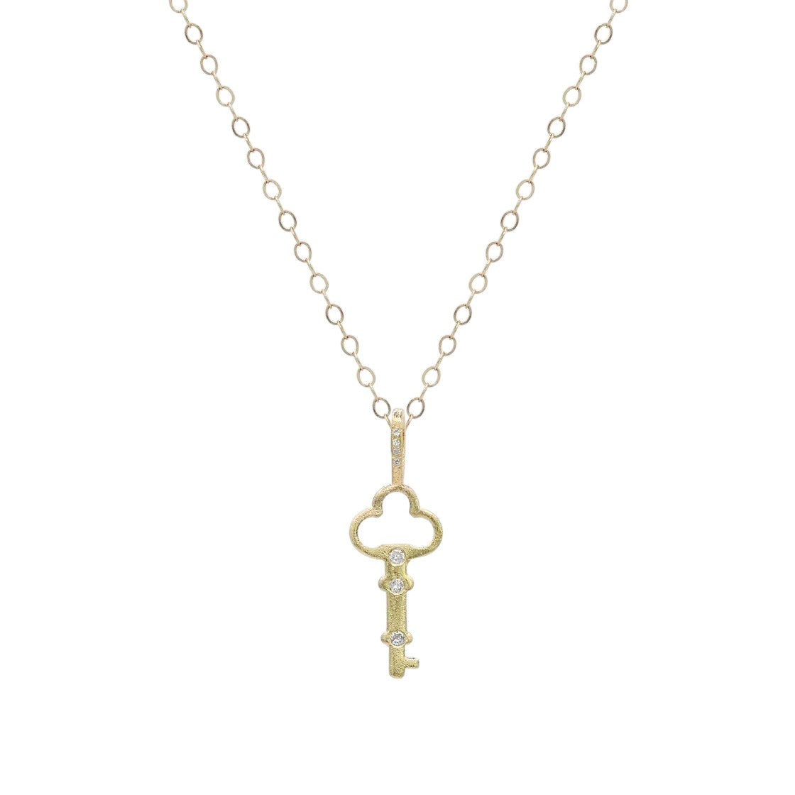 Clover Key Necklace
