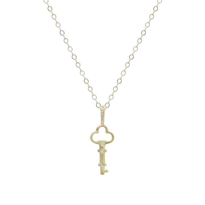 Clover Key Necklace