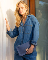 Wool Horizon Clutch