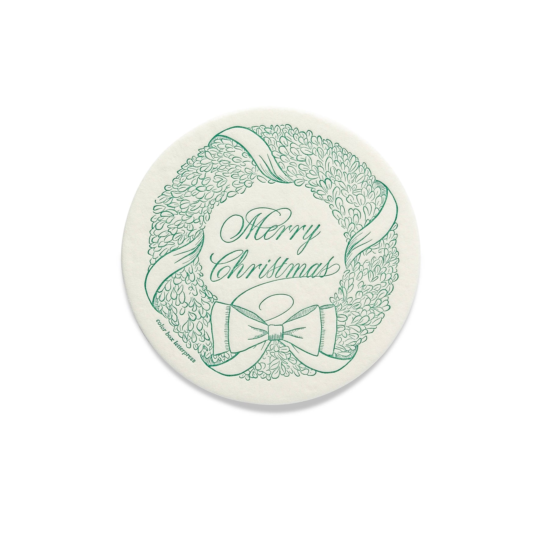 Color Box Coasters Wreath