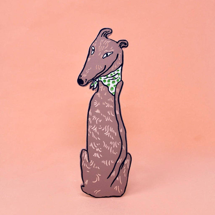 Dog Tails Bookmark Dusty Pink