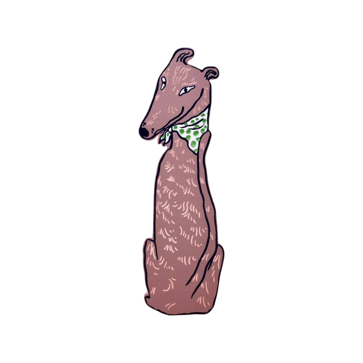 Dog Tails Bookmark Dusty Pink