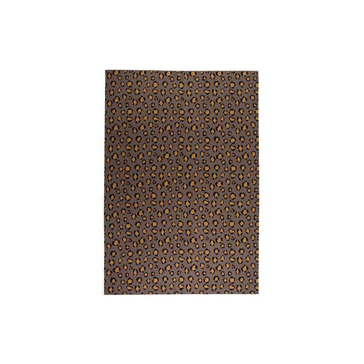 Leopard Mustard Throw