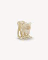 Mini Hair Clip Ivory