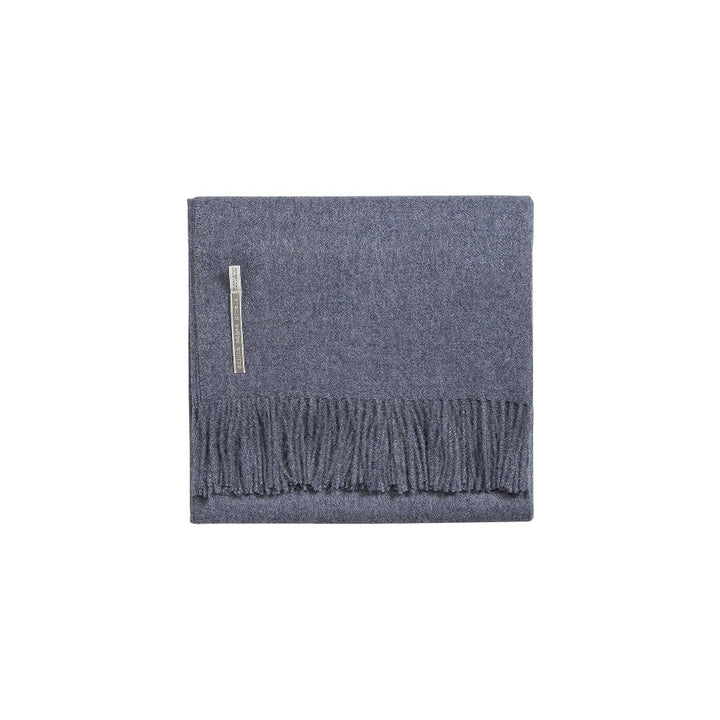 Alpaca Throw Denim Blue
