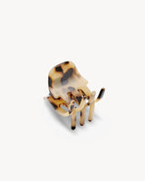 Mini Hair Clip Blonde Tortoise