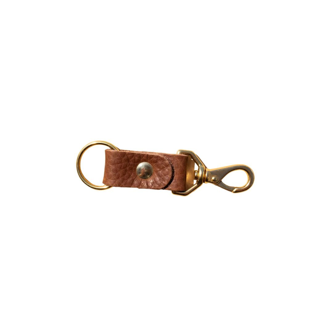 Keychain Leather Chocolate