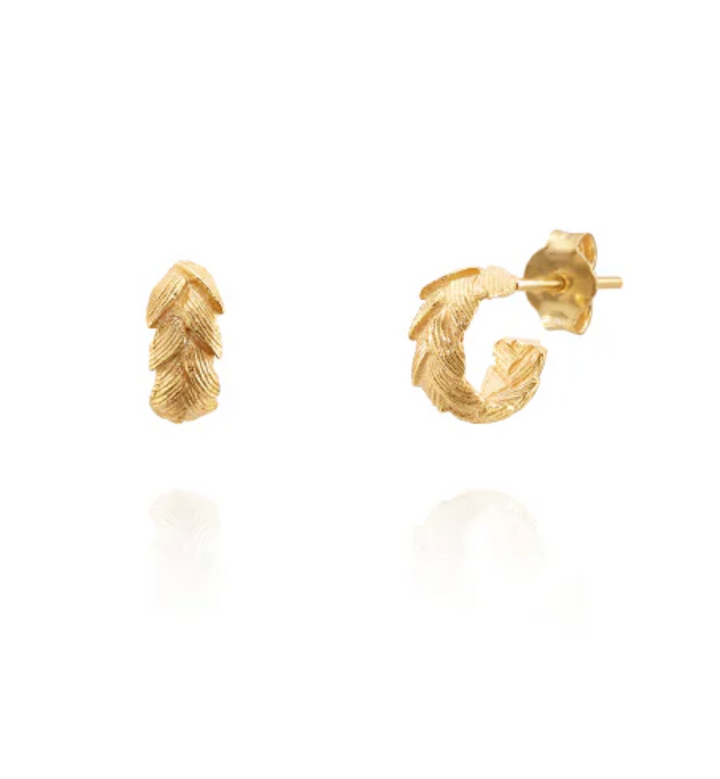 Bromelia Hoop Earrings