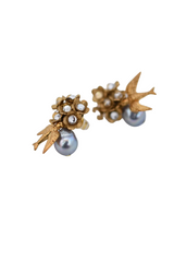 Monshiro Hanabiwa ToTori Petite Earrings